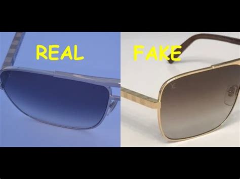 Louis Vuitton Attitude sunglasses real vs fake. How to spot fake 